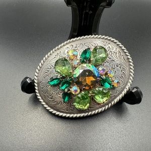 Unusual Custom Made Belt Buckle with Belt